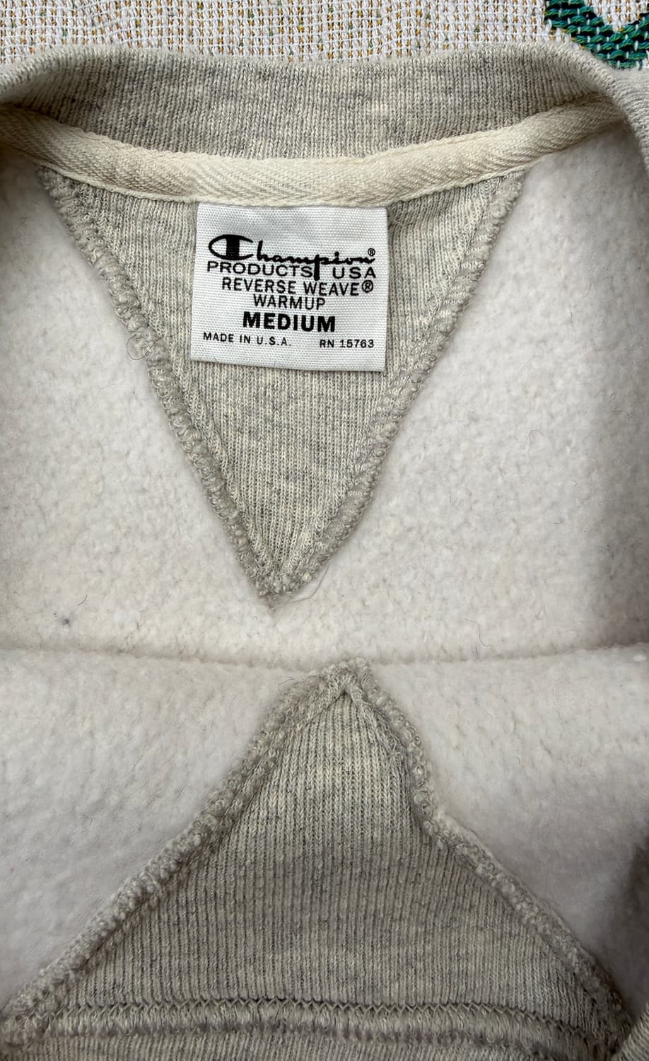 [데드스탁]챔피온 리버스위브 더블 V 40s 복각 USA 스웻셔츠 상품이미지2