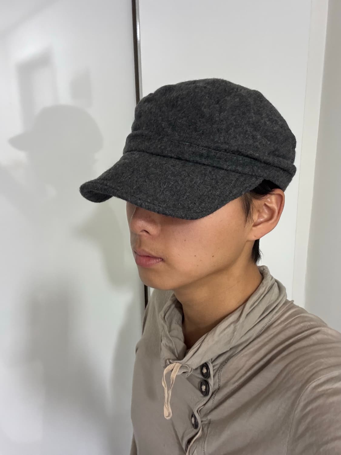 Ca4la 드레이프 와이어 캡 상품이미지1