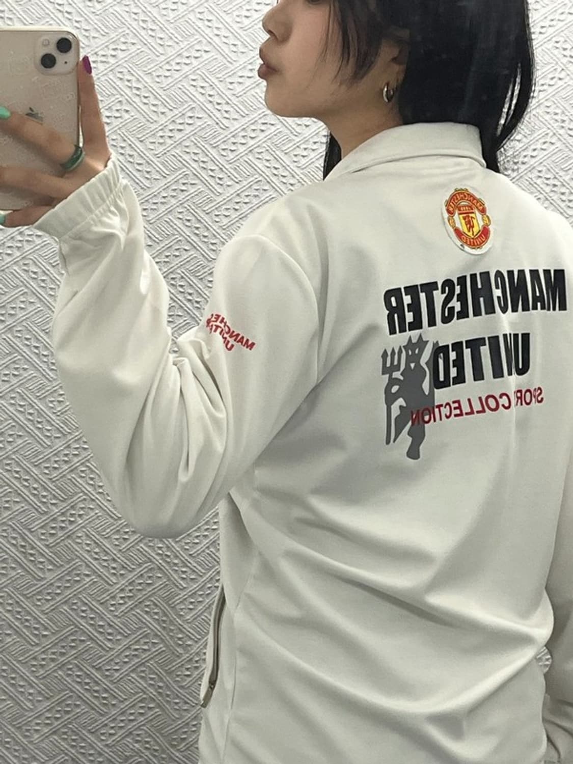 맨체스터 유나이티드 희귀 축구 트랙탑 져지 집업 M C06639 상품이미지1