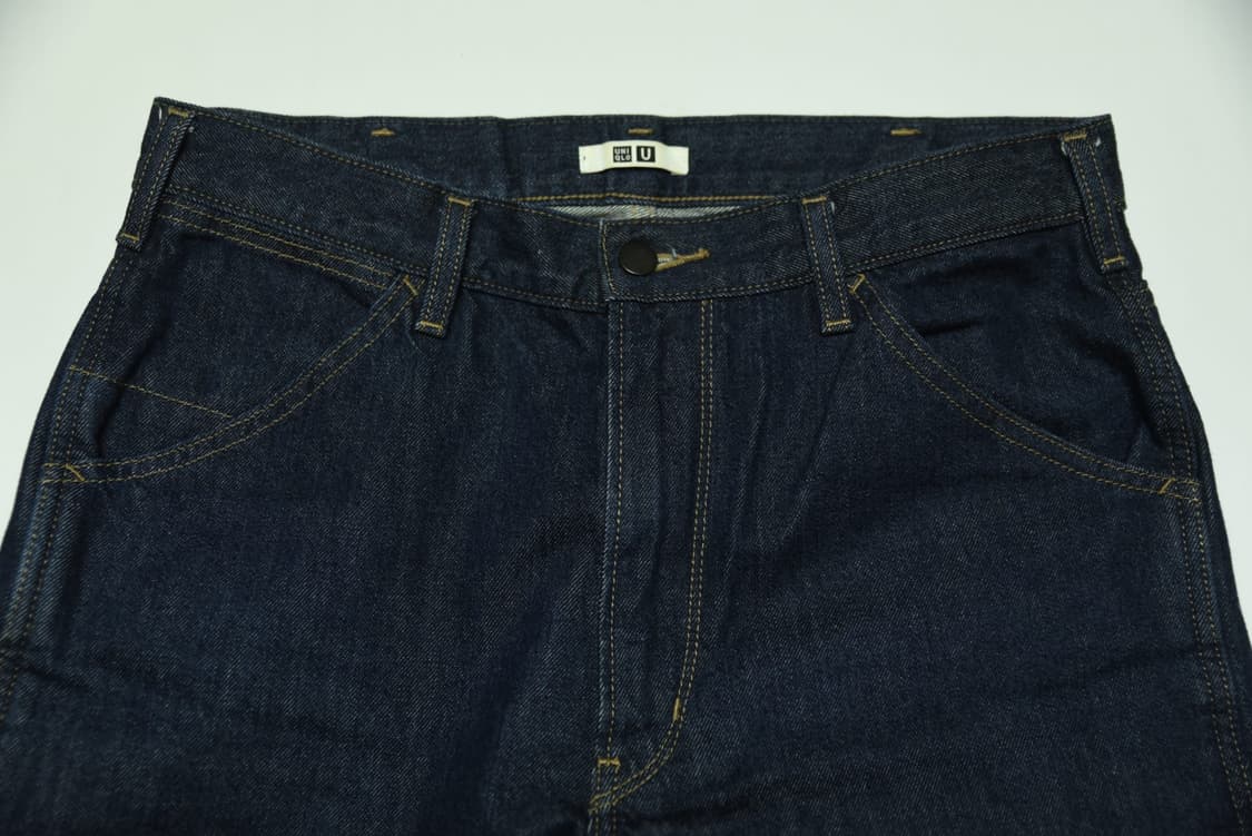 유니클로 U (UNIQLO U) 진청 데님 팬츠 32사이즈 상품이미지4