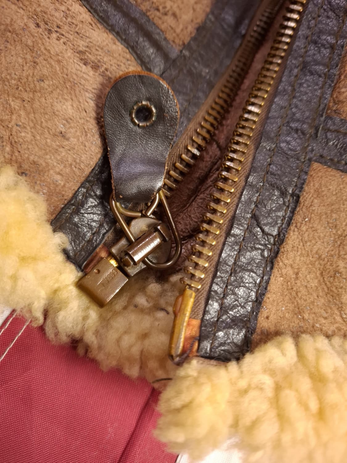 오리지날 미국제조 미공군 TYPE 항공 폭격기 무스탕 상품이미지5