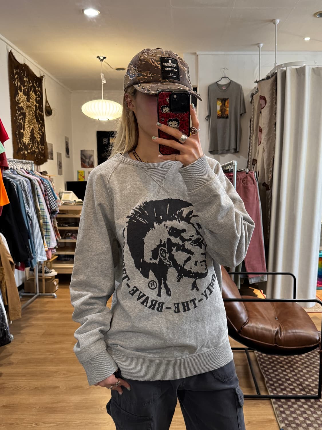 Diesel only the brave sweatshirt 상품이미지1