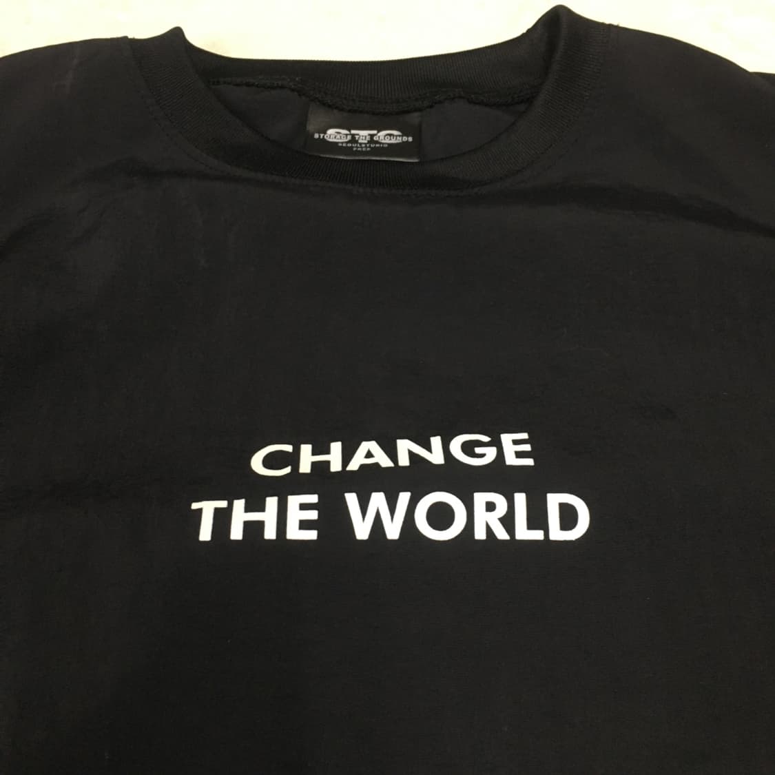 STORAGE THE GROUNDS 우븐 맨투맨 DD17 상품이미지3