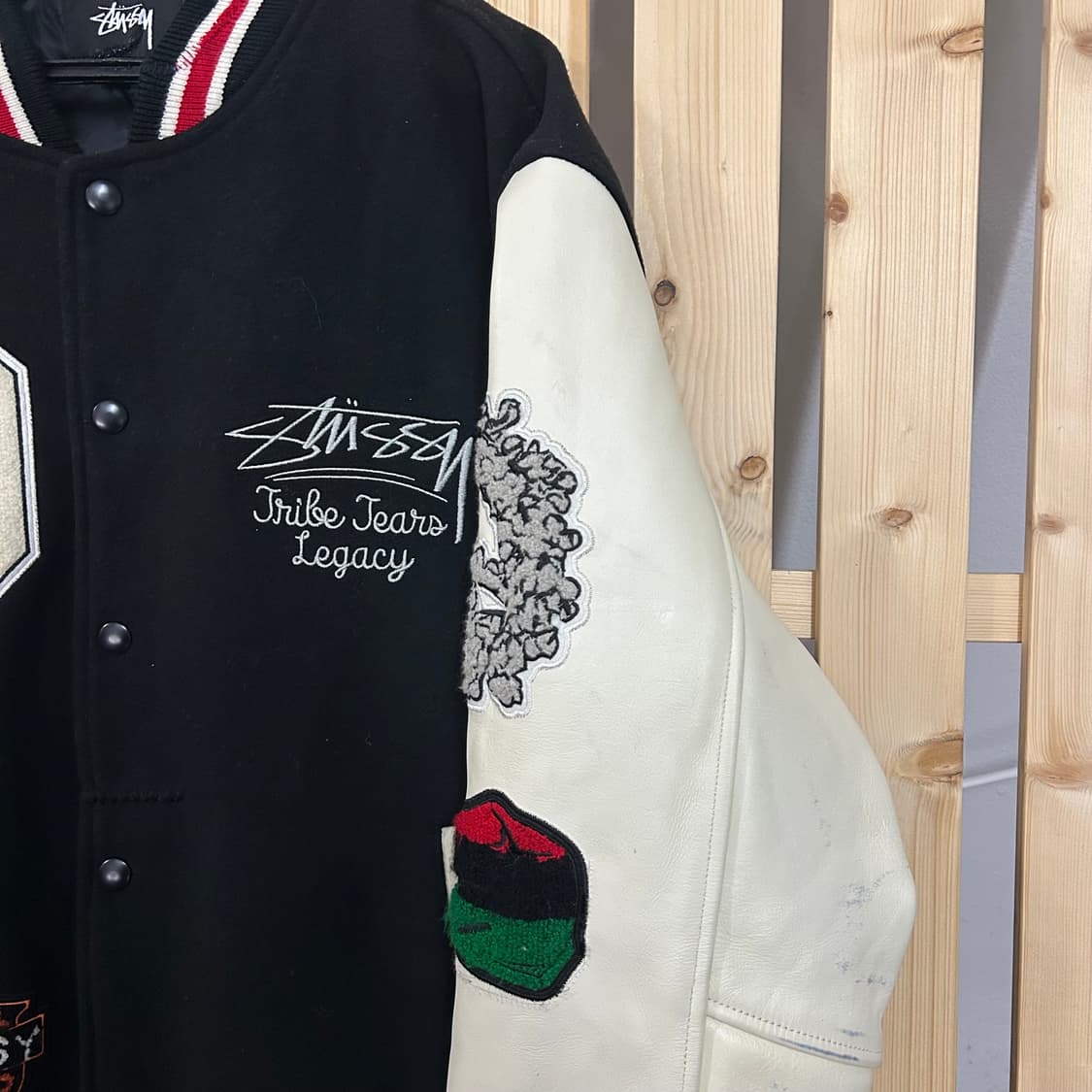 (XL) 스투시 아워레가시 데님티어스 TTL 바시티 자켓 상품이미지4