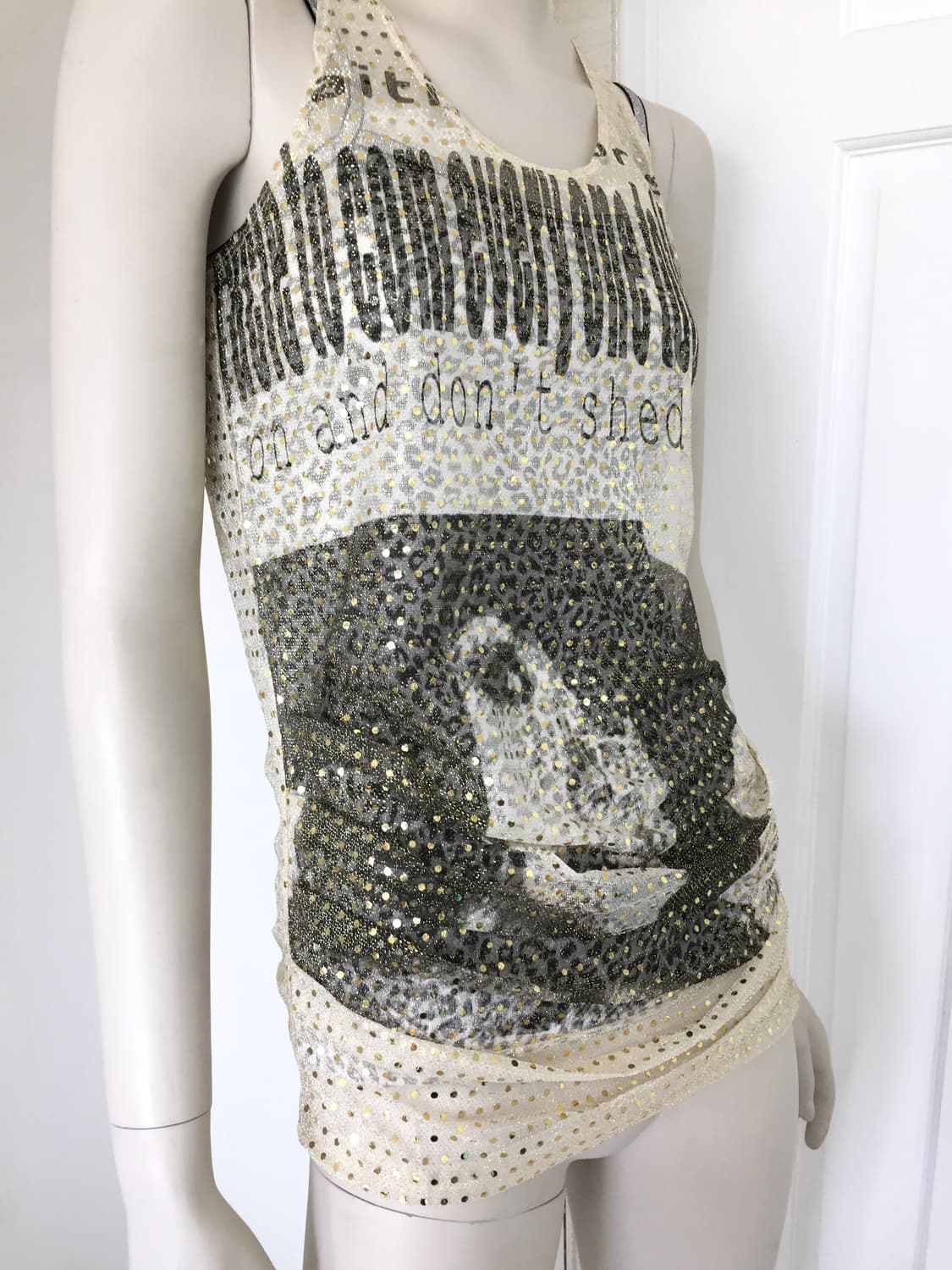 Leopard Tank & Sequin Top Set-up 상품이미지5