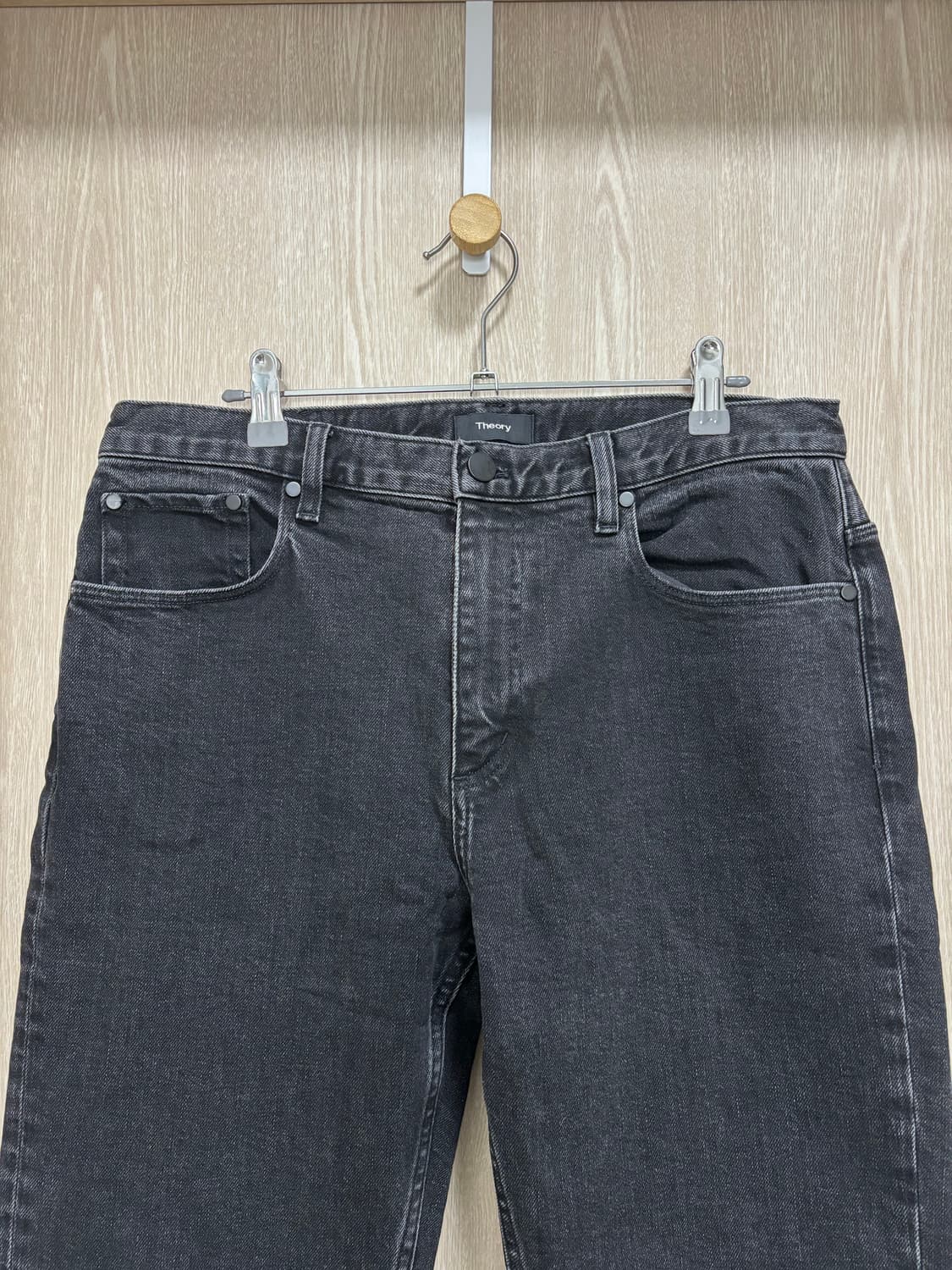 띠어리 헤이더 데님팬츠 서지 블랙 32" 상품이미지2