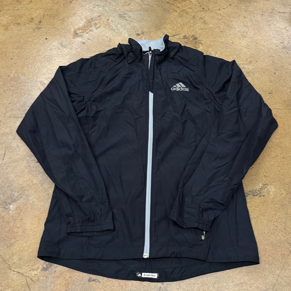 [정품/95] 아디다스 블랙 바람막이 자켓 b10 상품이미지2
