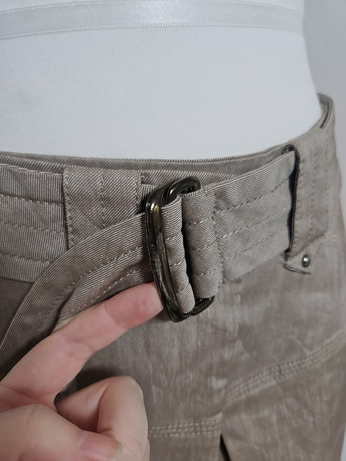 pinore 벨트 미디 스커트 상품이미지2