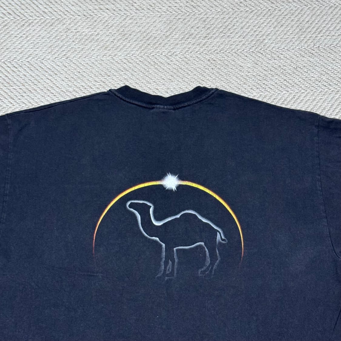 (XL) 9Os 빈티지 카멜 프로모 이클립스 포켓 티셔츠 상품이미지2