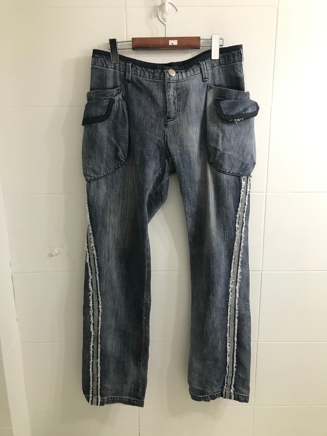 빈티지 코르티스깔 그레이 힙합 코디 세트 상품이미지9