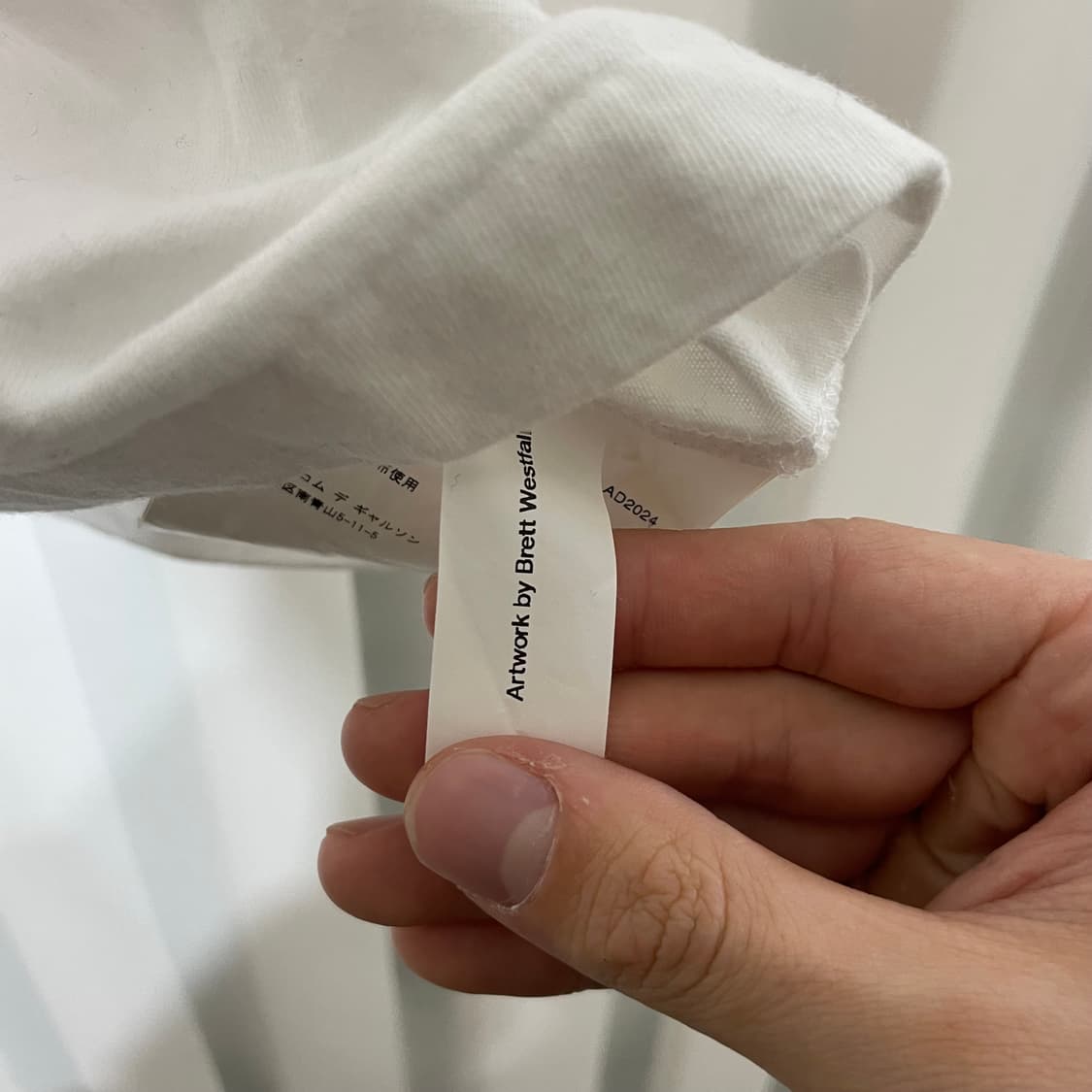 꼼데가르송 걸 x 브렛 웨스트폴 🍓 티셔츠 상품이미지4