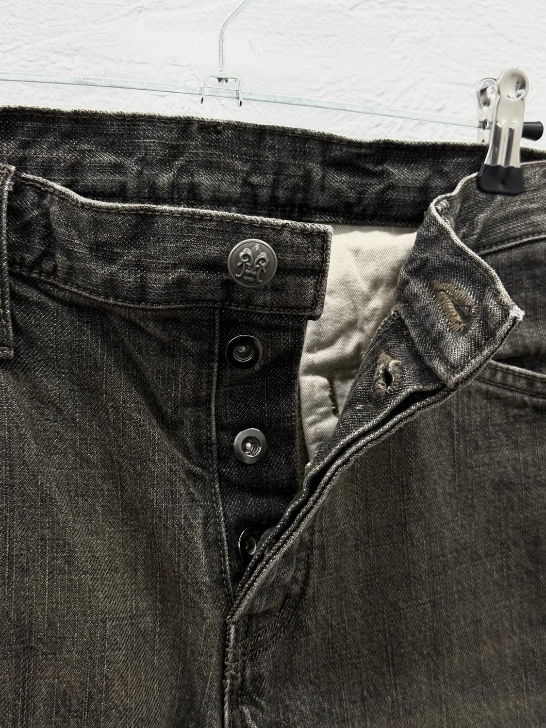 ppfm 스파이럴 패널 데님 팬츠 상품이미지2