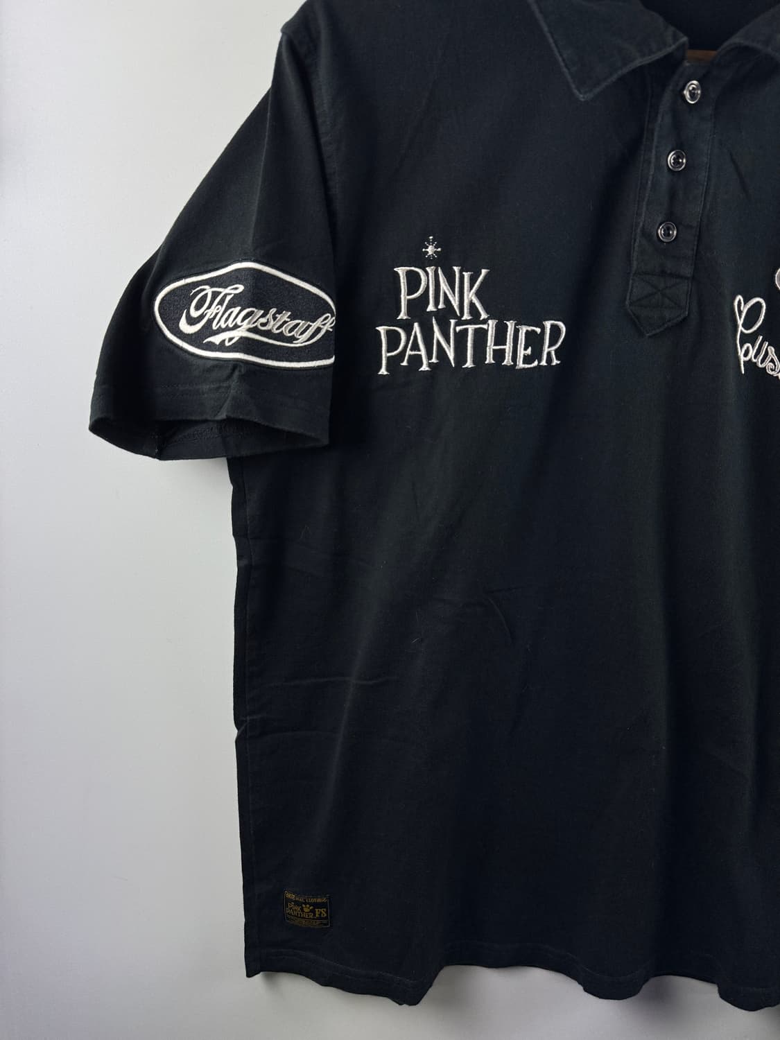 Flag Staff Ｘ  핑크팬더 자수 카라티1768 상품이미지3