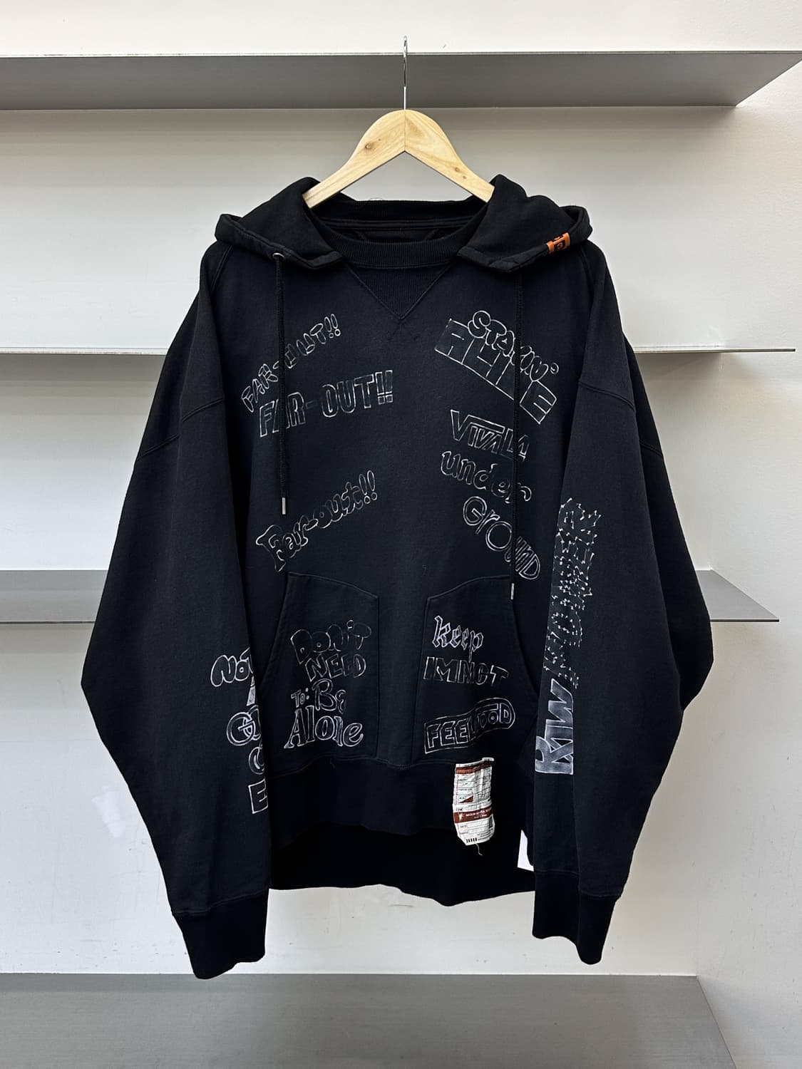 메종 미하라 야스히로 21-22a/w 왓알유? 후드티 상품이미지1