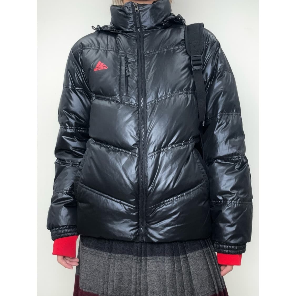 빈티지 아디다스 덕다운 블랙 패딩 상품이미지1
