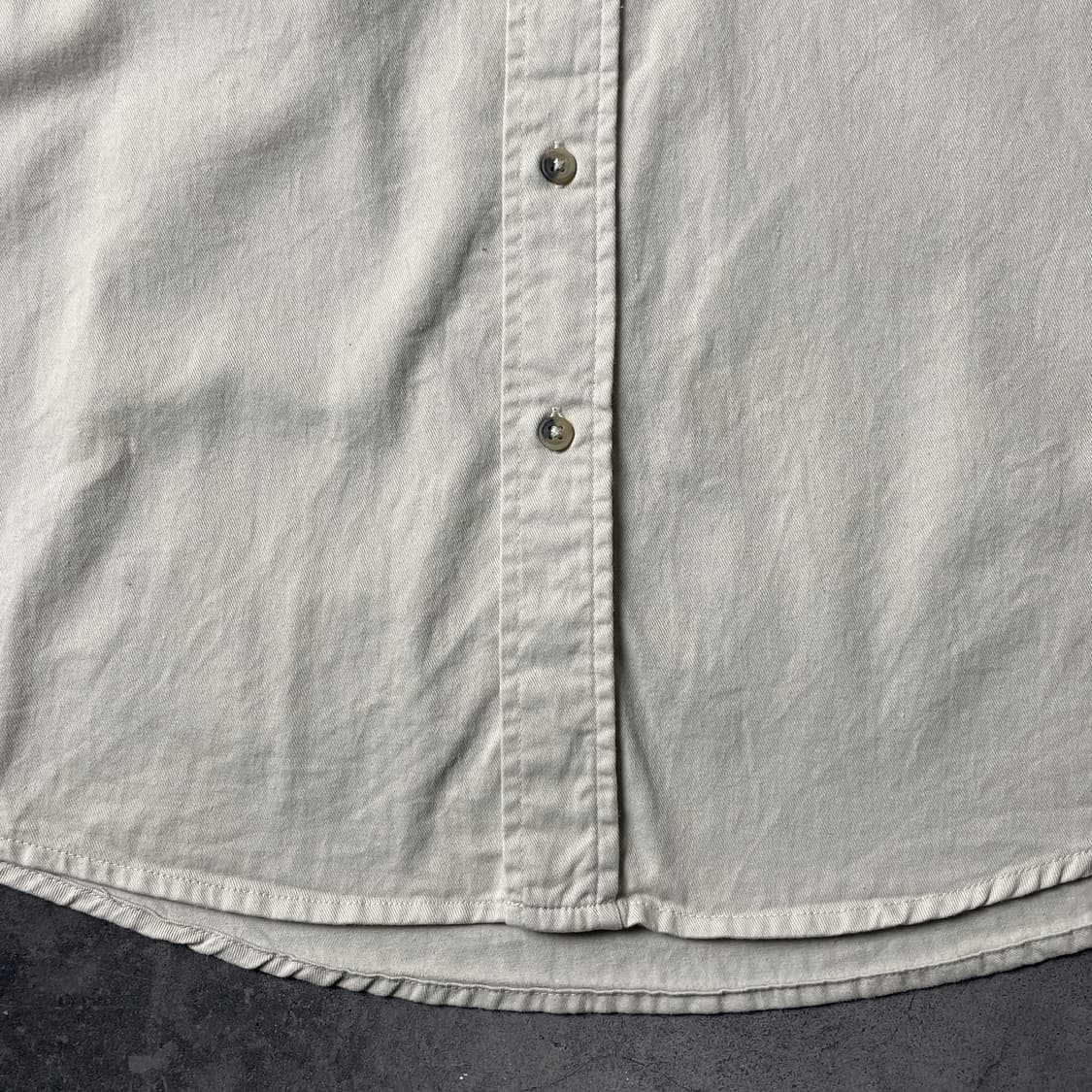 WRANGLER 랭글러 빈티지 아이보리 코튼 셔츠 A00588 상품이미지4