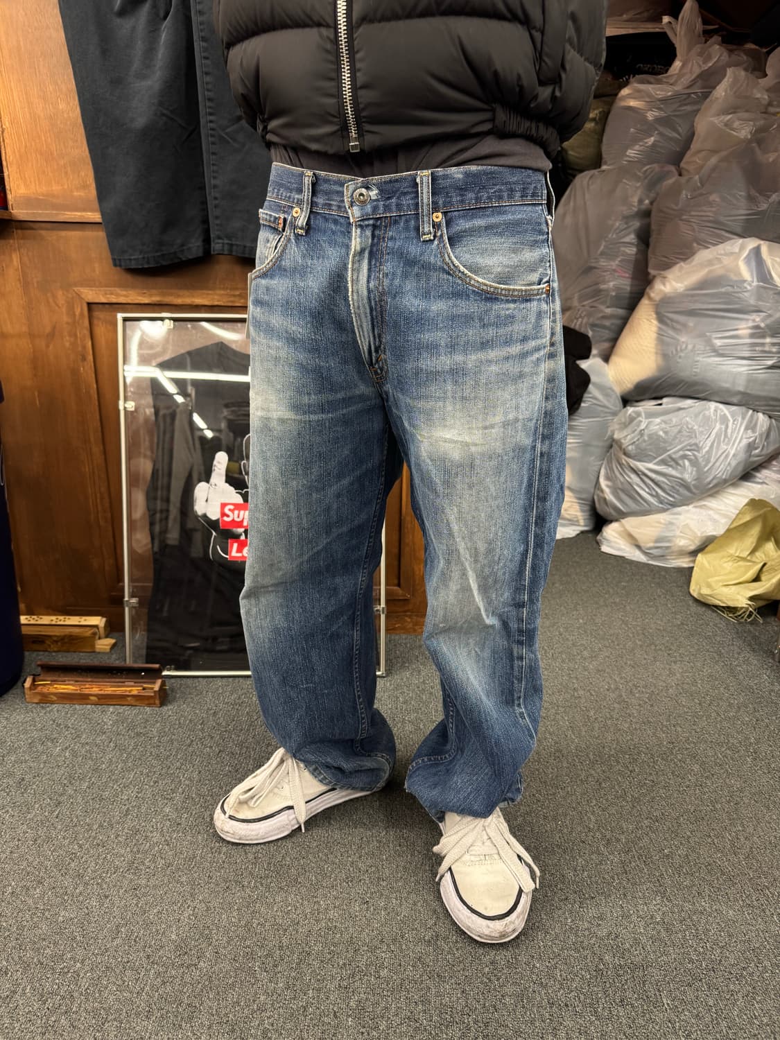 32)리바이스 빈티지 503 워싱 데님팬츠 상품이미지1