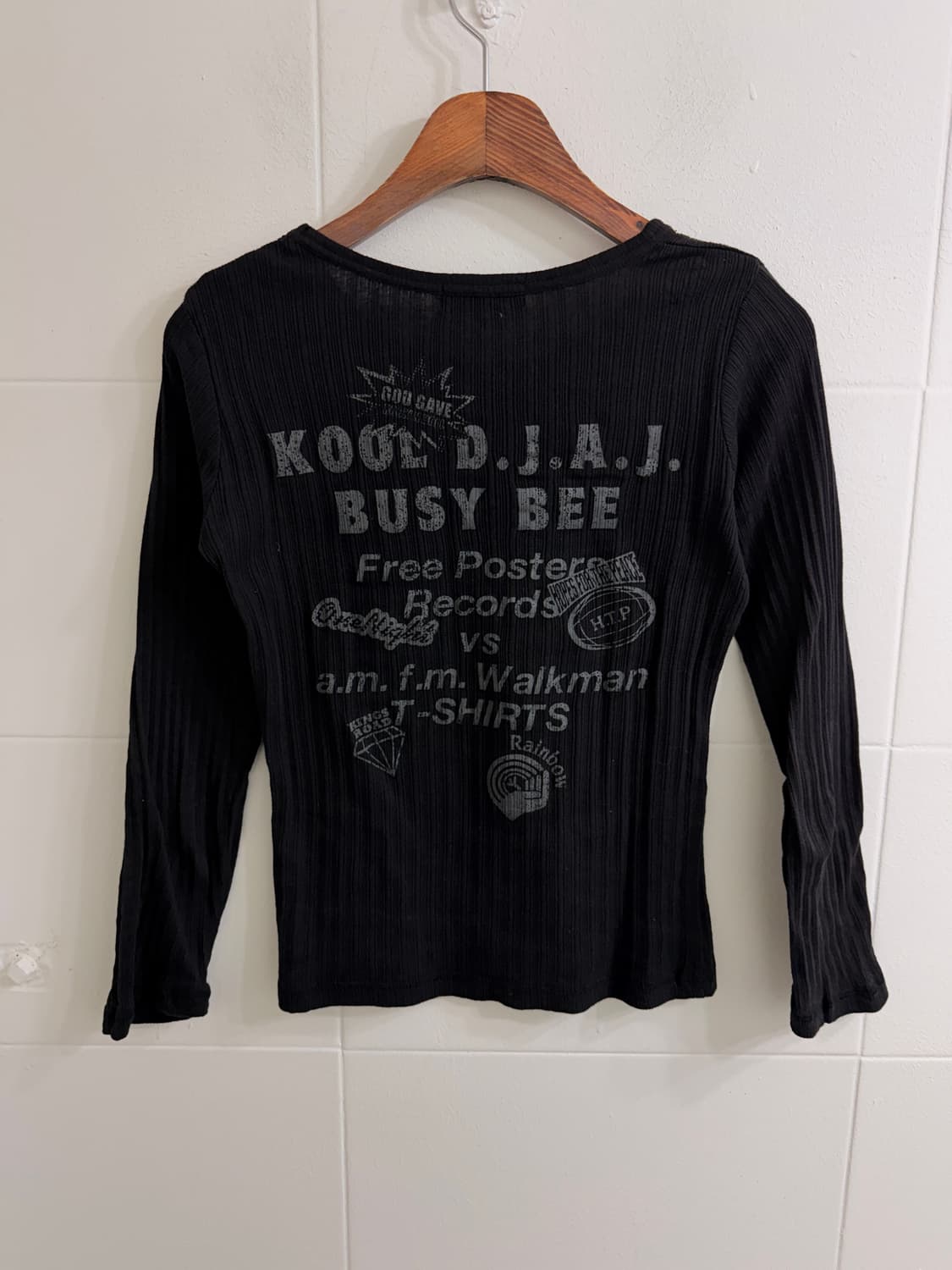 빈티지 무채색 핀터깔 무스탕 스트릿 코디 세트 상품이미지8