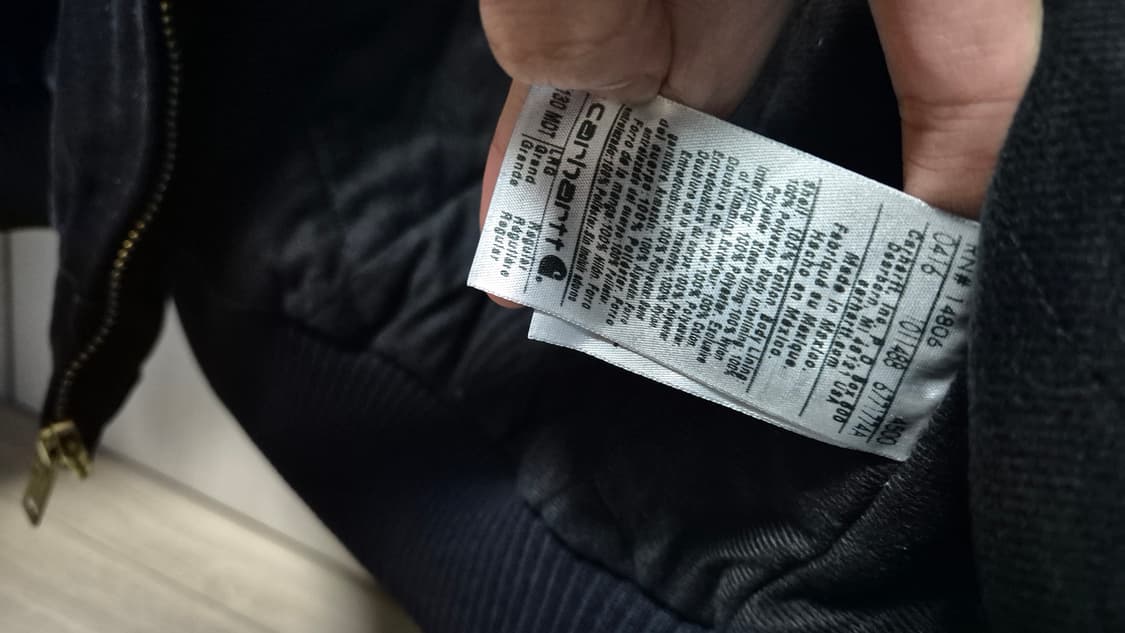 칼하트 j130 미드나잇블루 라지 레귤러 상품이미지3