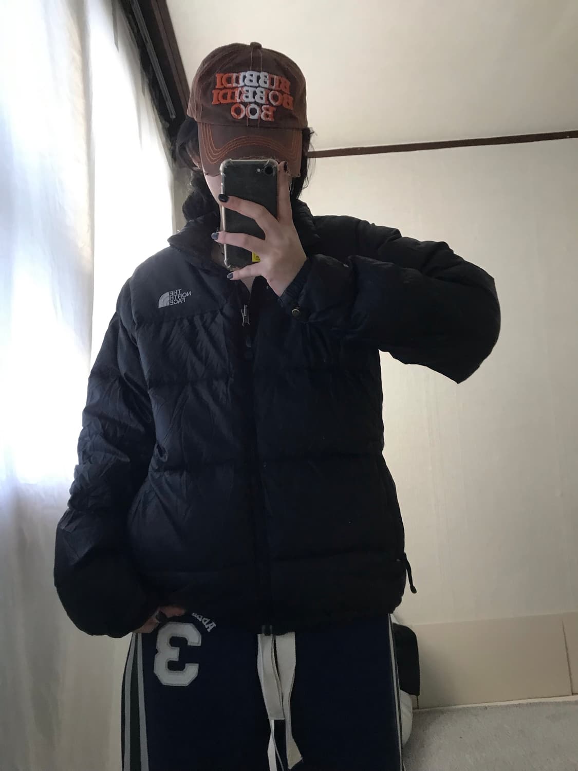 노페 블랙 패딩 상품이미지6