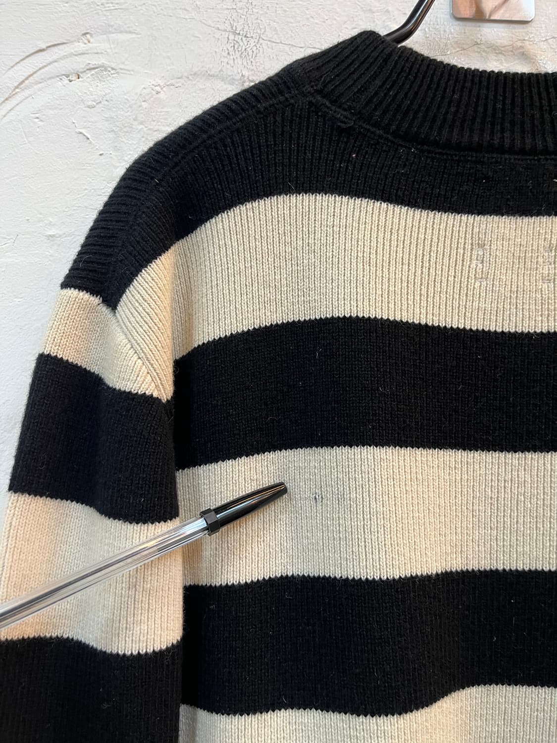 Gap X Ami 스트라이프 울 캐시미어 혼방 니트 스웨터 L 상품이미지9