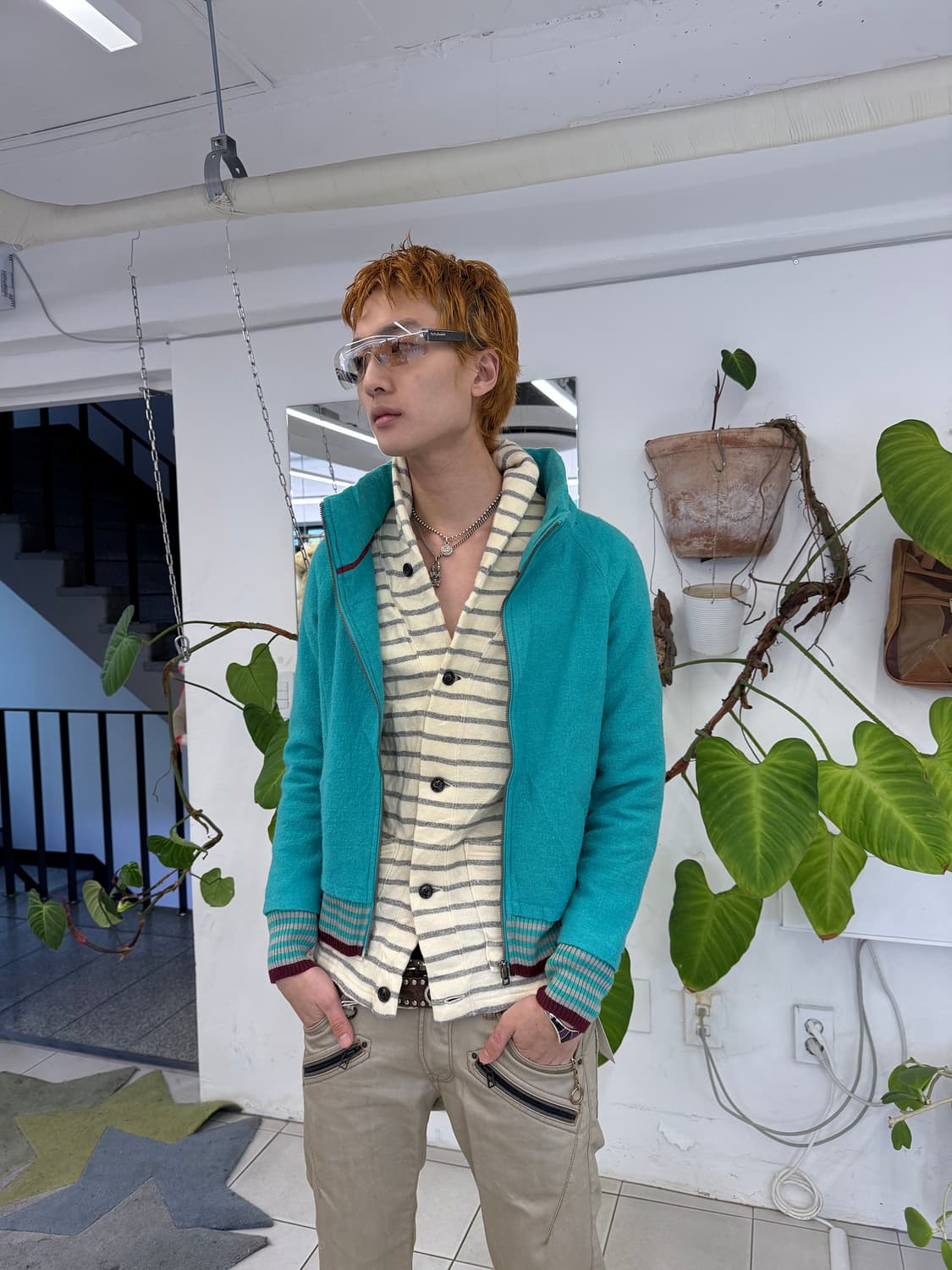 bold neck wool zipup jacket 상품이미지4