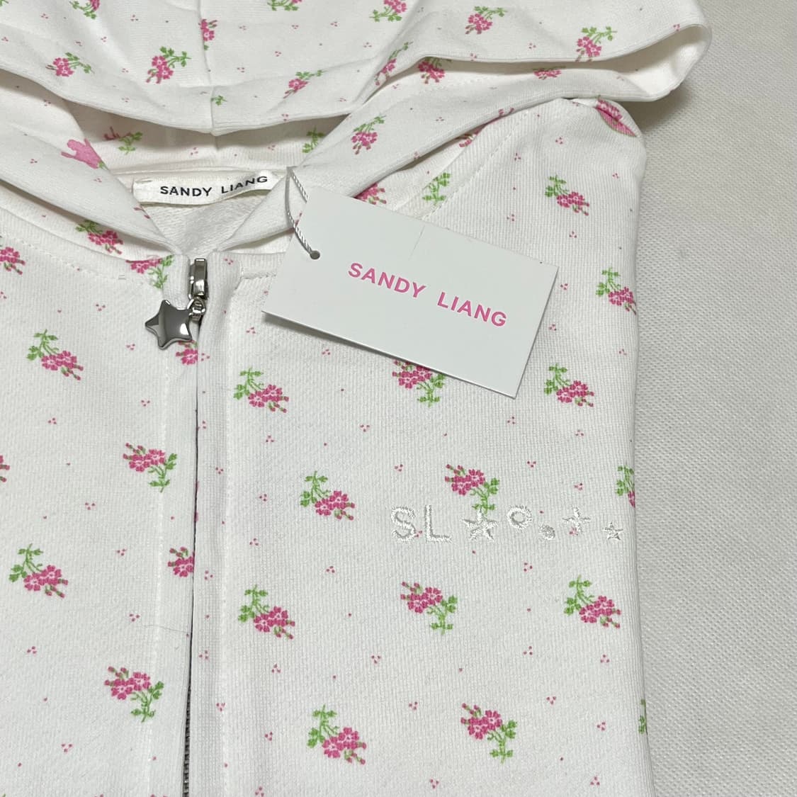 [XS,S]샌디리앙 25fw 카다멈 후드집업/화이트 상품이미지4