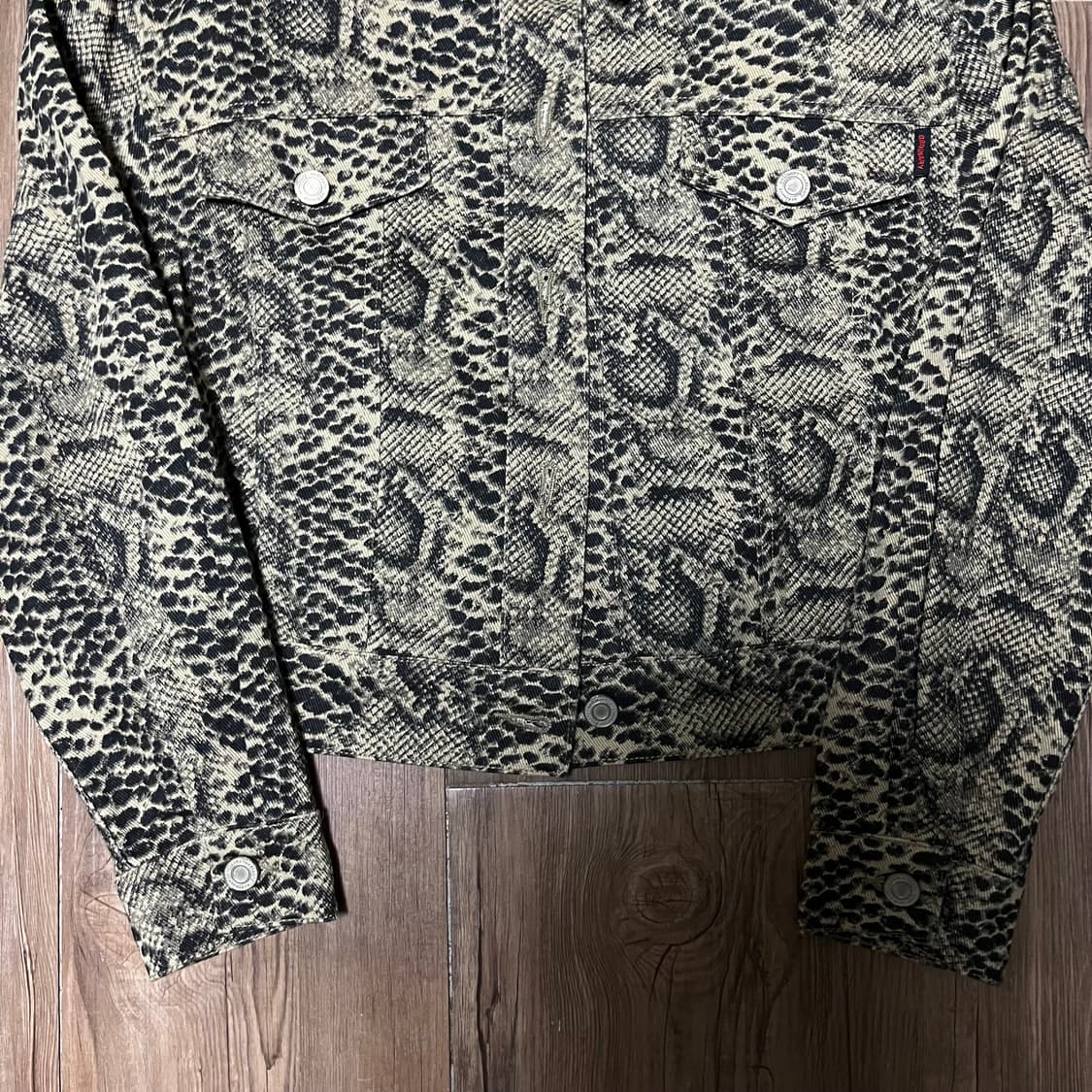 [오디너리 홀리데이]애니멀 프린팅 크롭 트리커 자켓 상품이미지7