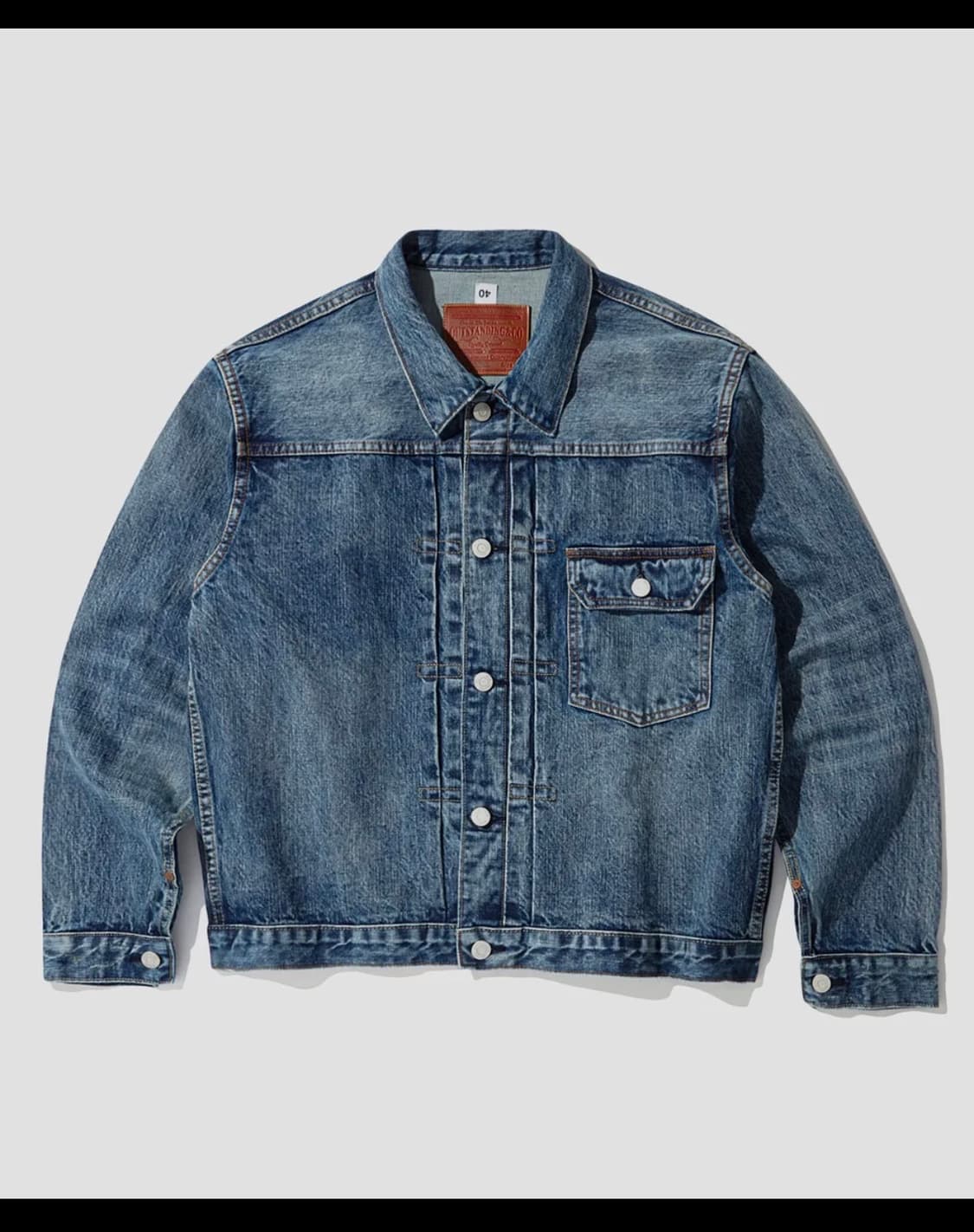 아웃스탠딩 1st 셀비지 데님 셋업 상품이미지2