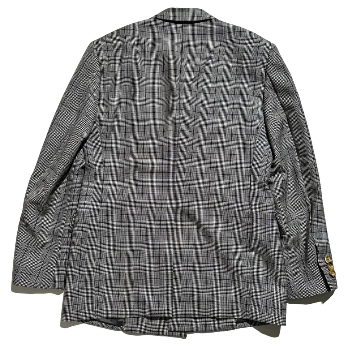 솔리드옴므 모헤어 블렌드 글렌체크 스냅버튼 더블블레이저 상품이미지2