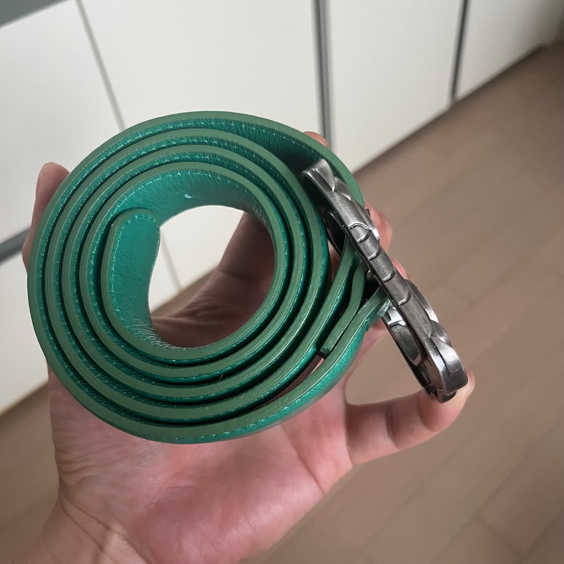 [2] 언더마이카 더블 플로럴 벨트 그린 상품이미지4