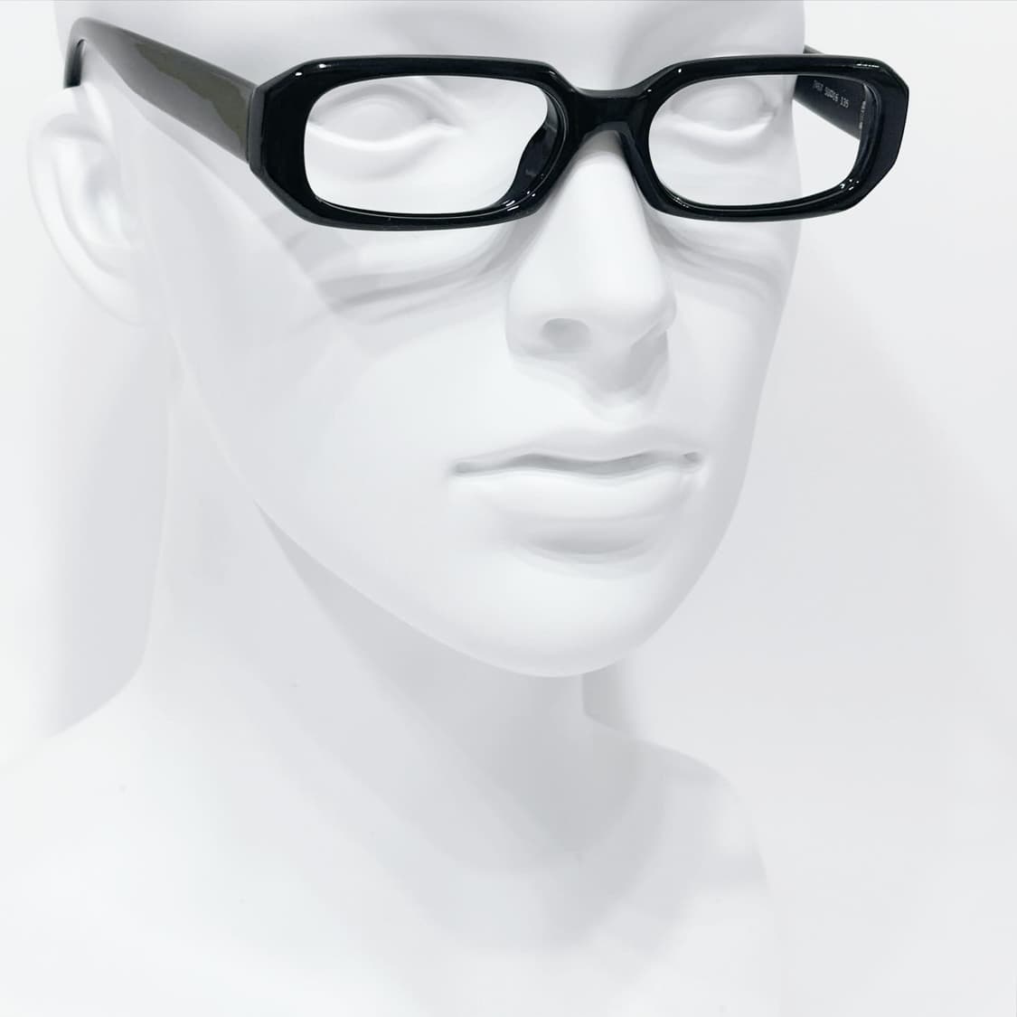 블랙 볼드 스퀘어 뿔테 데드스탁 빈티지안경 상품이미지5