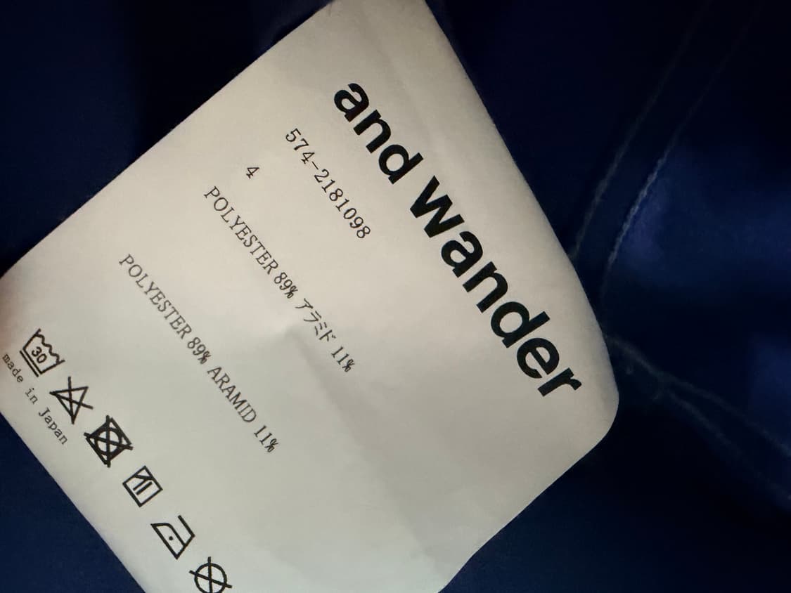 (4)앤드원더 셔츠 자켓 블루 상품이미지3