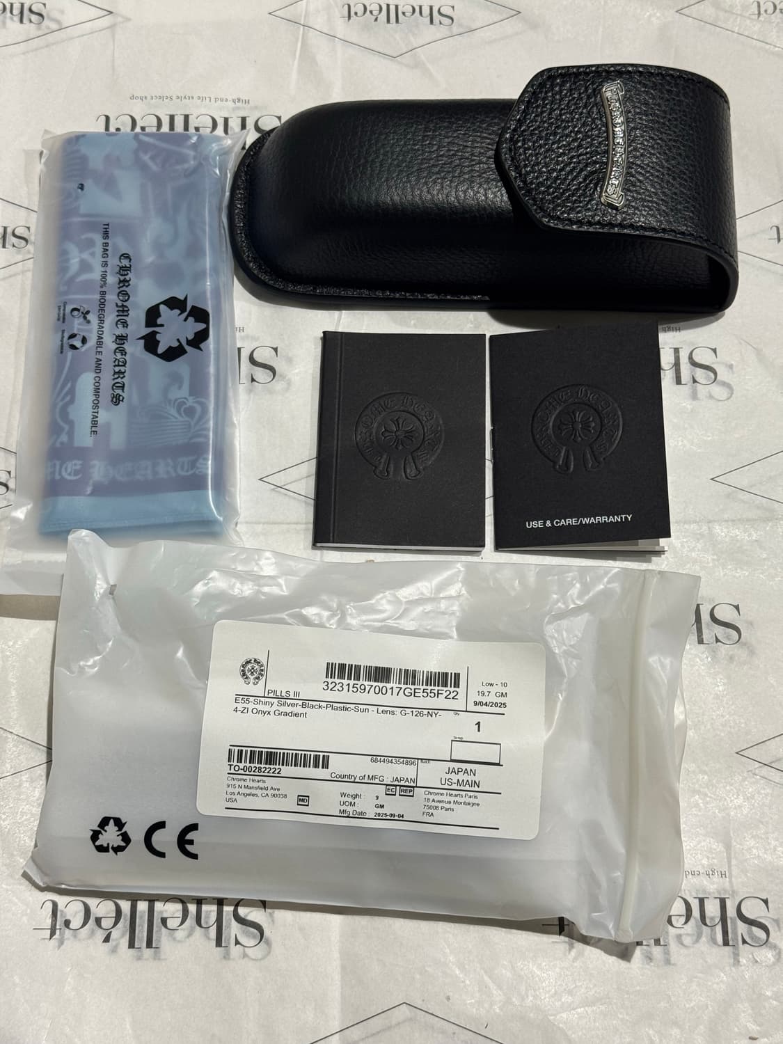 크롬하츠 필스3 실버 선글라스 새상품 상품이미지5