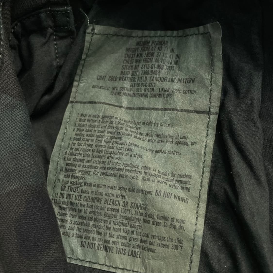 100 미군 오리지날 m-65 필드자켓  상품이미지3