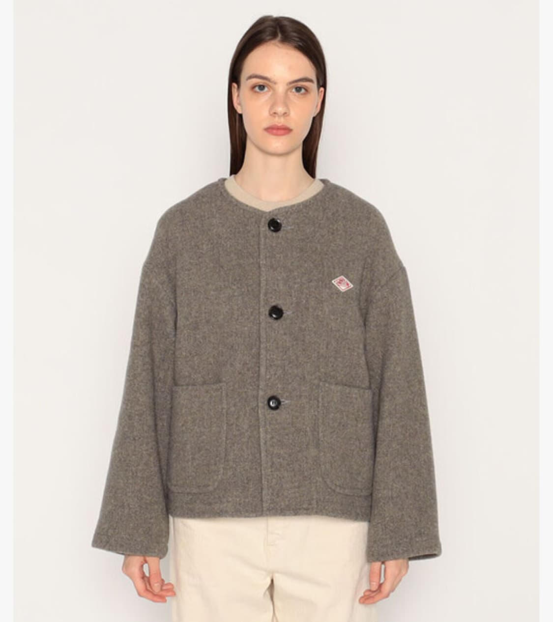 DANTON - 23FW LIGHT PILE NON COLLAR JK 상품이미지3