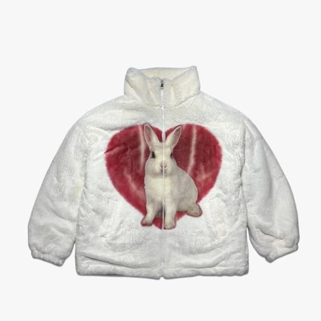 카터 토끼 후리스 자켓 (화이트) 상품이미지1