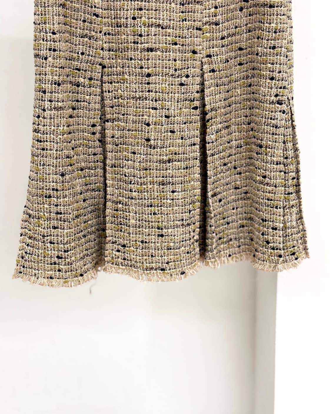 프라다 트위드 박스 플리츠 스커트 상품이미지3