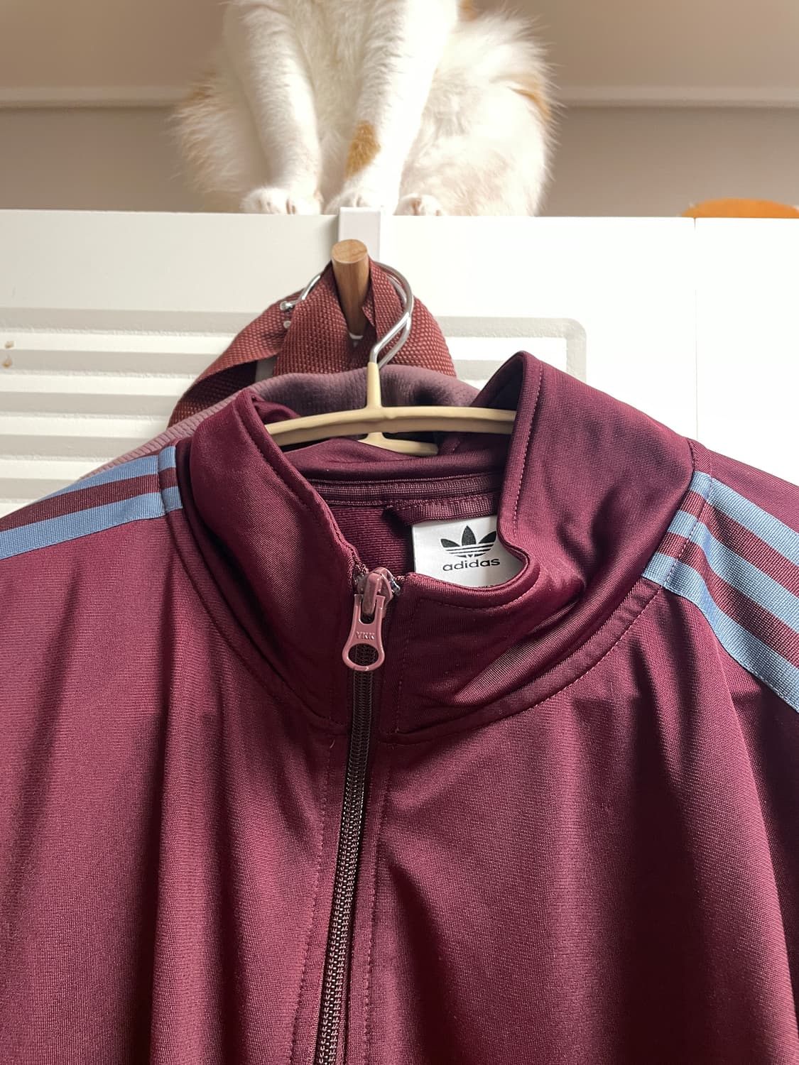 아디다스 베켄바우어 트랙 자켓 마룬 버건디 상품이미지5