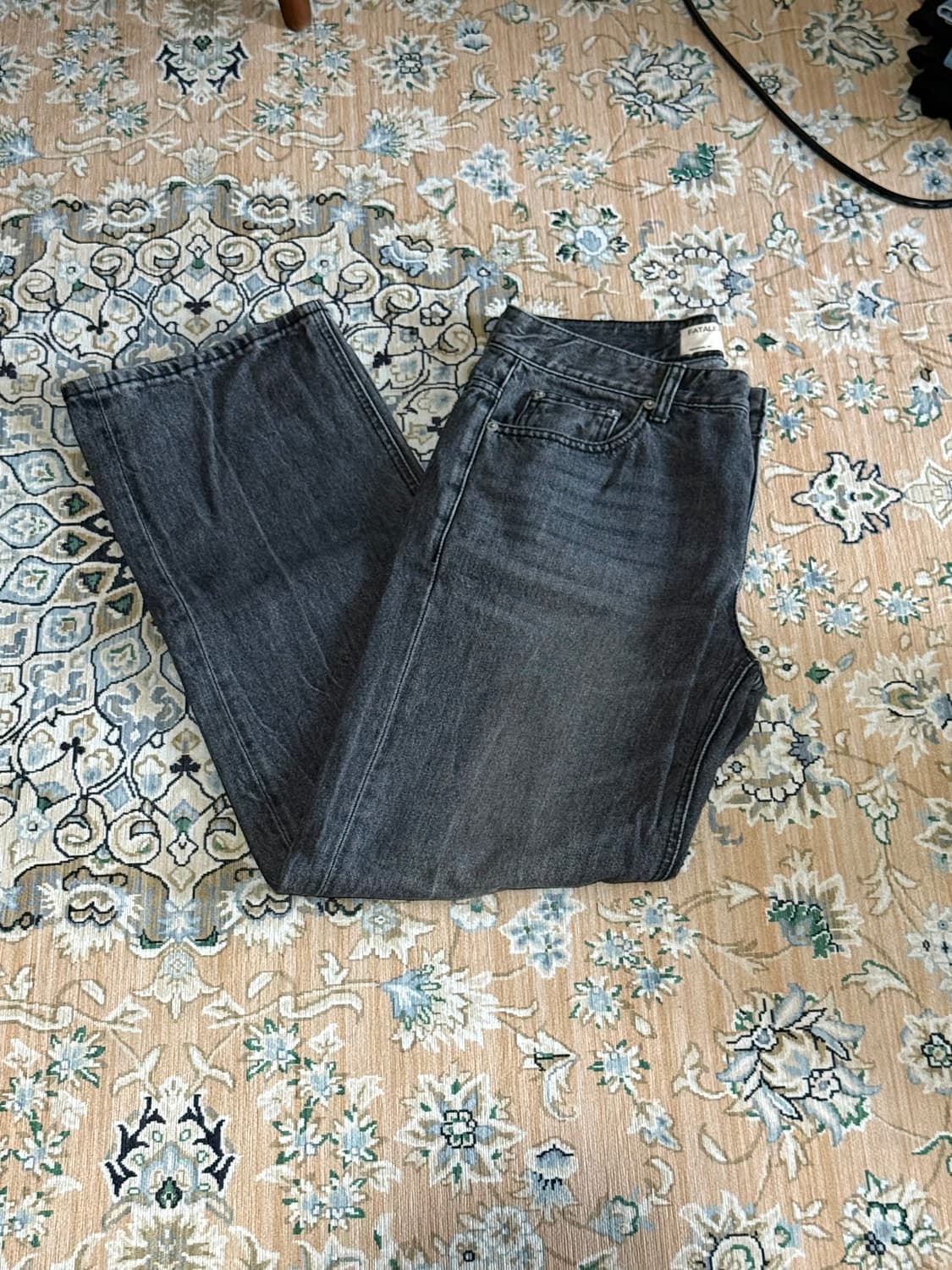 [페이탈리즘] Crude wide fit jeans 46(30~31) 상품이미지1