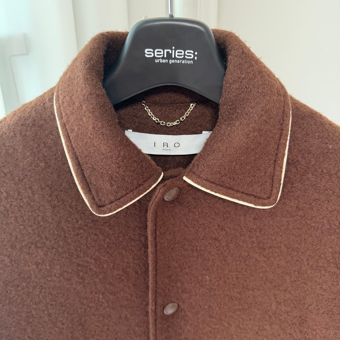 IRO 이로 울 바시티 자켓 M 상품이미지3