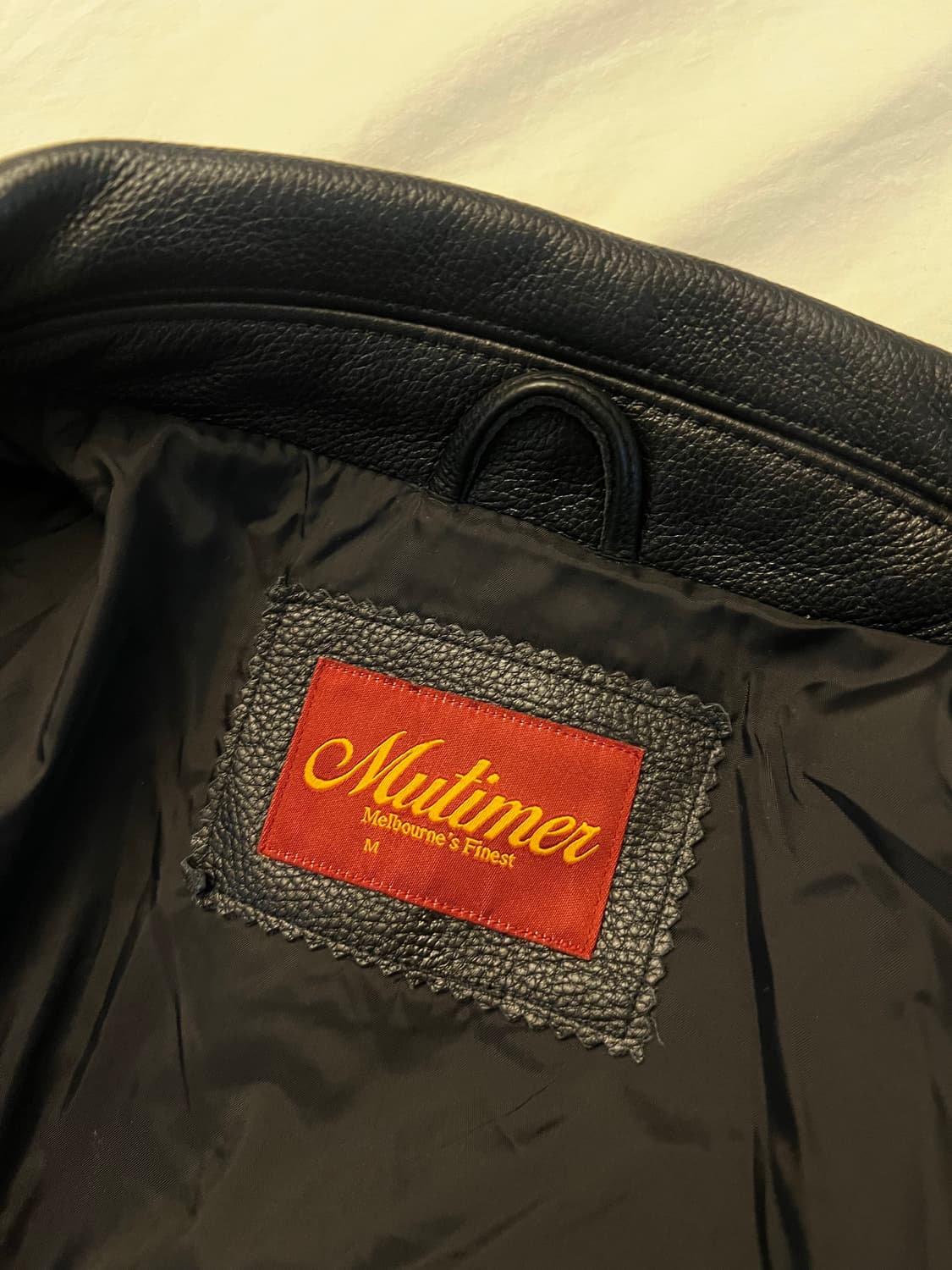 뮤타이머 mutimer - leather bomber 레더 봄버 M 상품이미지5