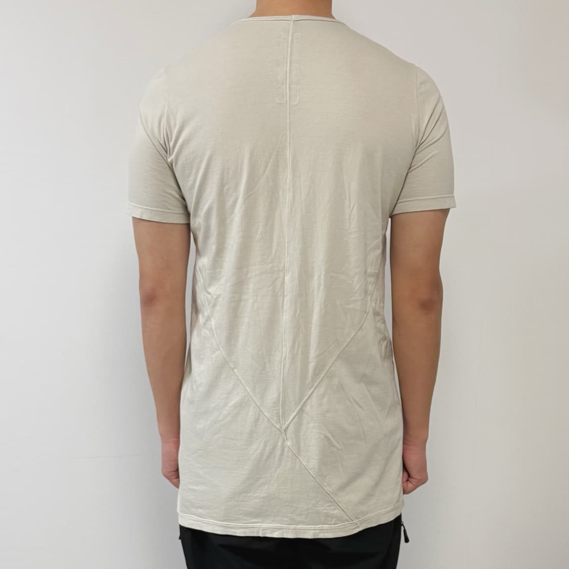 릭오웬스 16SS 다크쉐도우 절개 레벨 티셔츠 펄 상품이미지2