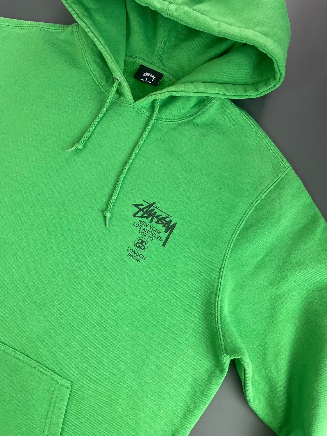 [L] 스투시 월드투어 후드 티 상품이미지3