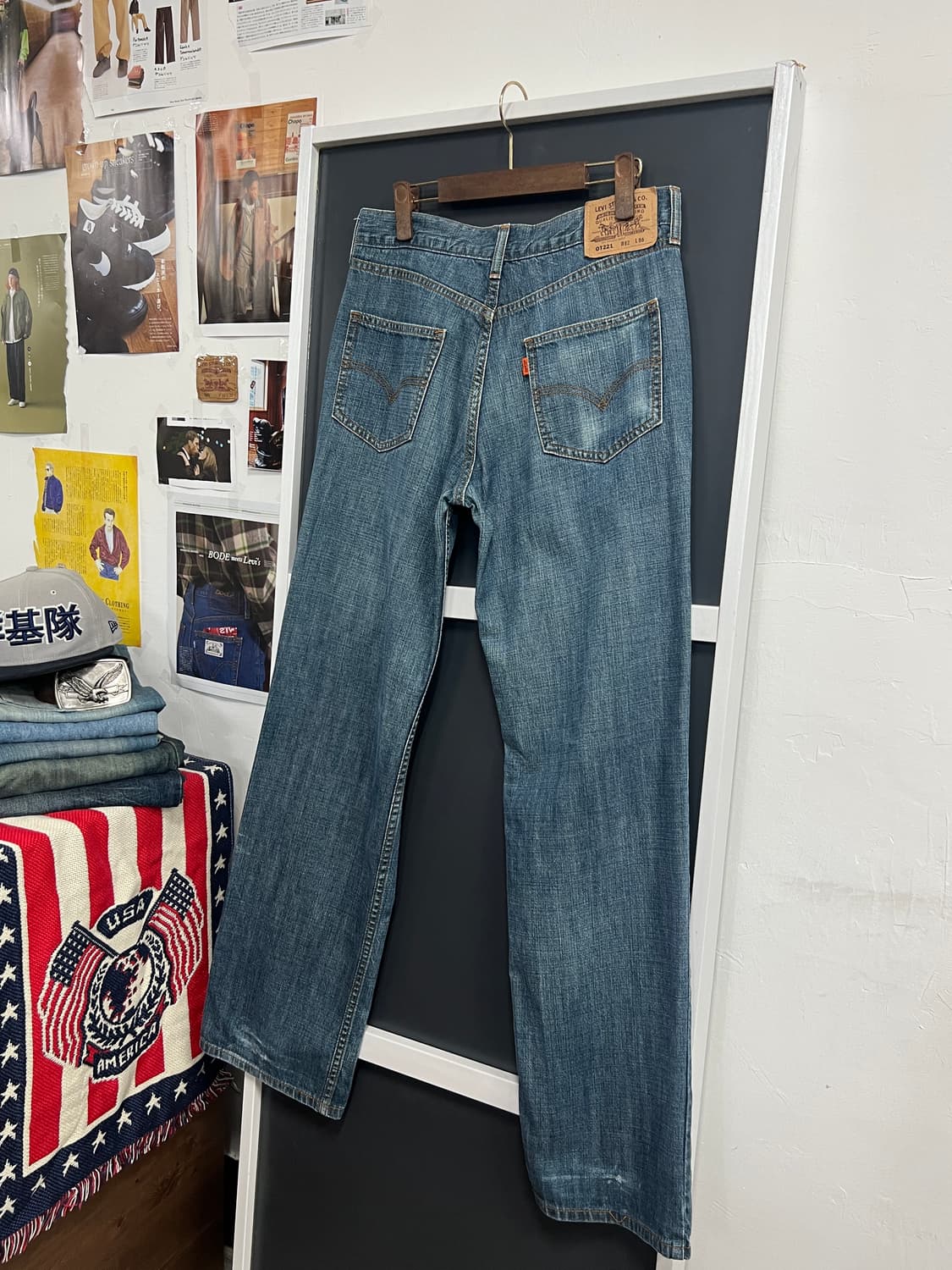 Levis 리바이스 221 오렌지탭 스트레이트핏 데님 팬츠 상품이미지1