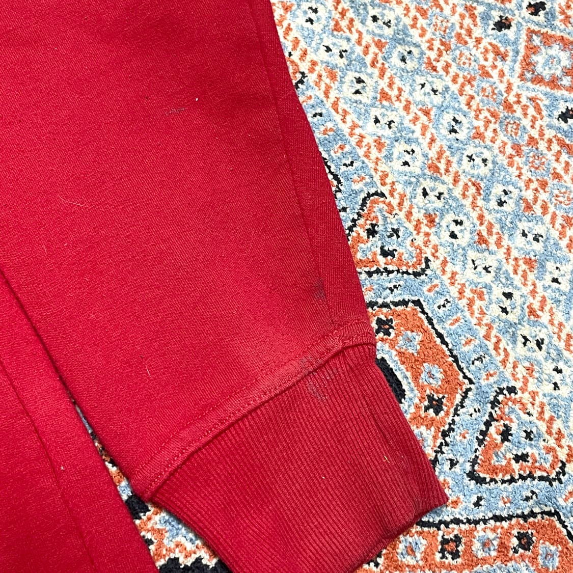 지프 헤리티지 스펠로고 레드 후드집업 남성L 상품이미지7