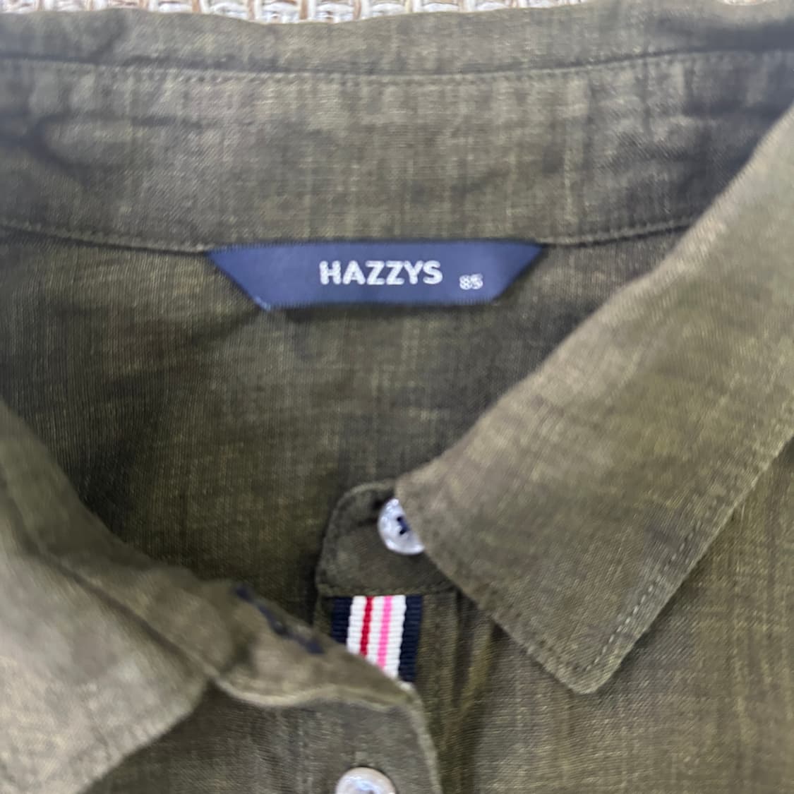 85 헤지스 린넨 긴팔 셔츠 0415D 상품이미지2