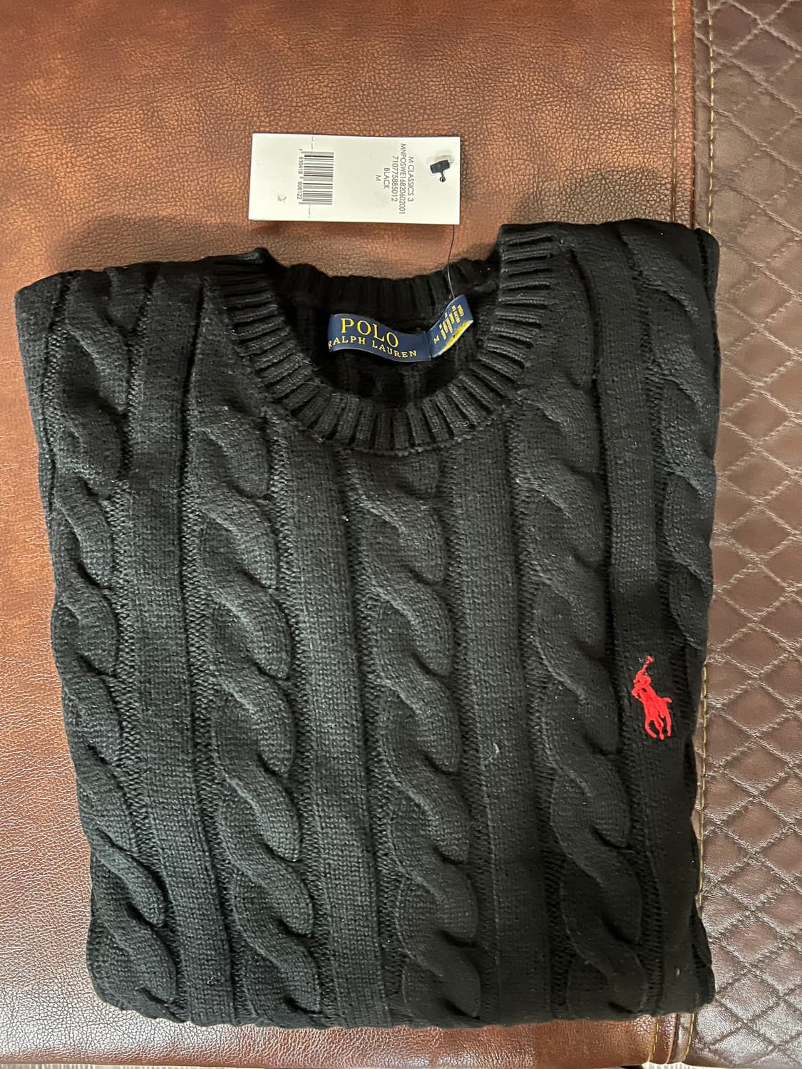 폴로 랄프로렌 꽈배기니트 95-100 상품이미지4