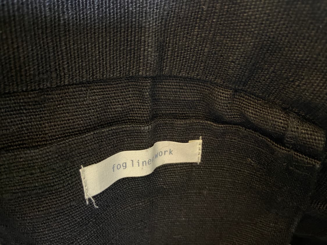 포그린넨워크 리투아니아 토트백 블랙 fog linen work 상품이미지3