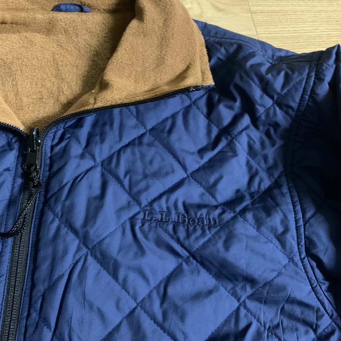 100)L.L.bean 엘엘빈 양면 퀼팅 후리스 자켓 상품이미지6